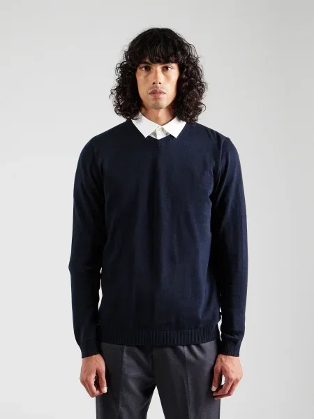 JACK & JONES Pulover bleumarin