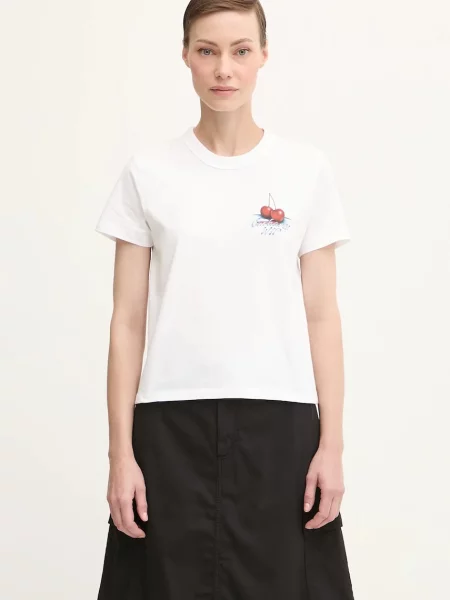 Carhartt WIP tricou din W S/S Jake Garcia alb