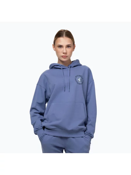 Bluza Pitbull Gentle But Wild Sweatshirt Hooded niebieska