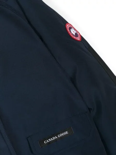 Kurtka bomber dziecięcy Canada Goose niebieski
