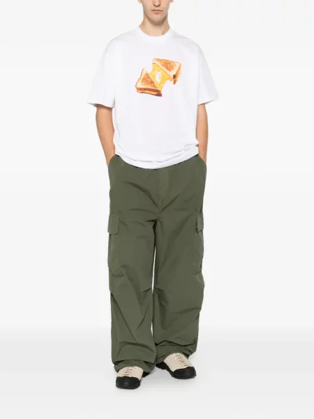 Tricou Carhartt Wip cu imagine verde
