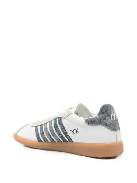 Sneakerși Dsquared2 cu imagine alb