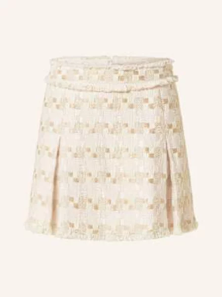 Nvsco Spódnica Bouclé beige beżowa