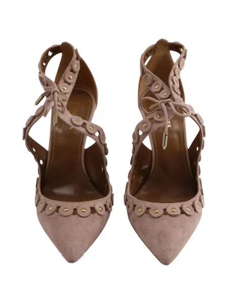 Pantofi cu toc Aquazzura din piele de căprioară