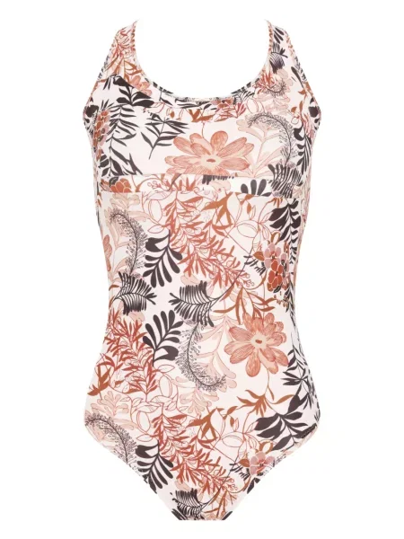 Costum de baie Amir Slama cu model floral cu imagine alb