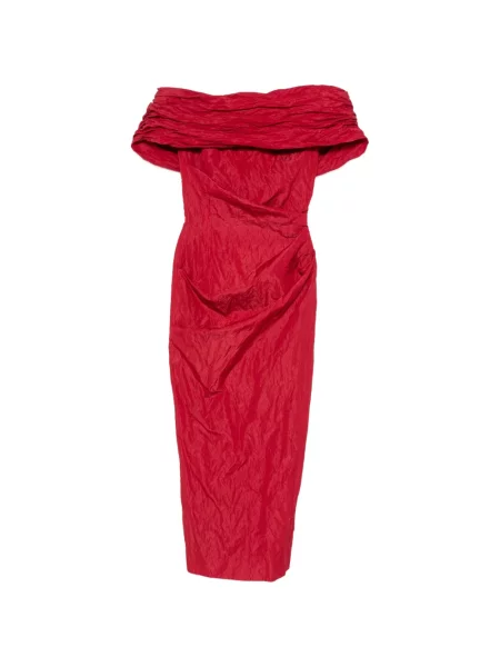 Rochie Magda Butrym drapată roșu