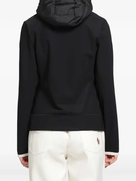 Geacă Moncler Grenoble cu glugă negru