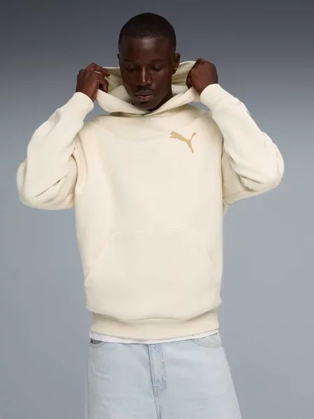 Худи Puma с автографом белое