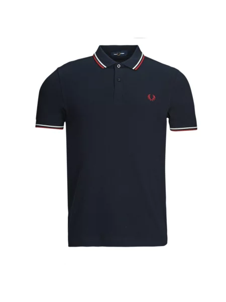 Polo majica Fred Perry s kratkimi rokavi modra