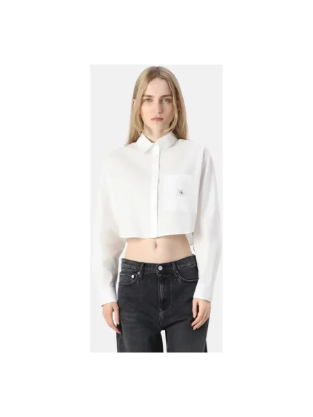 Koszula Calvin Klein Jeans biała