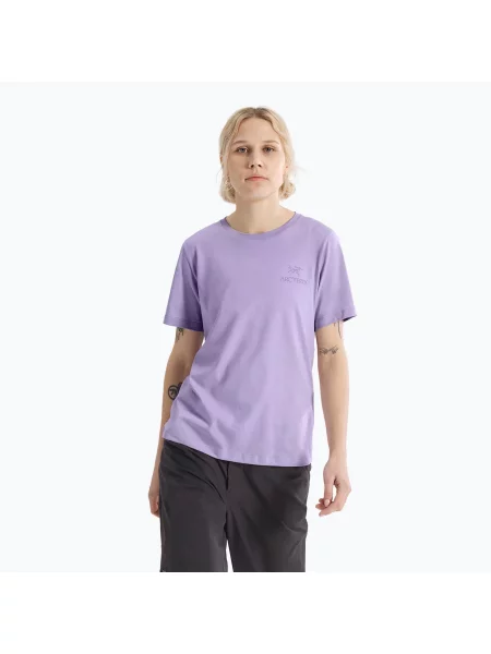 Tricou pentru femei Arc'teryx Kragg Sl Cotton Emblem Crew mallow