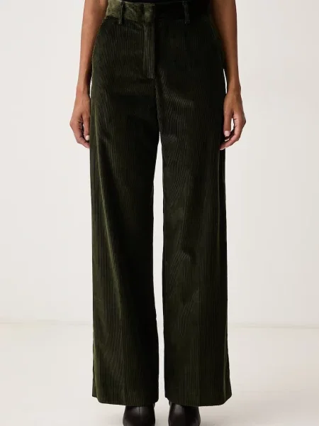 Weekend Max Mara Pantaloni din Tania Kaki verde
