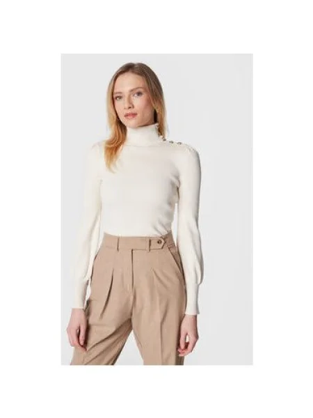 Lauren Ralph Lauren Bluză cu gât Écru