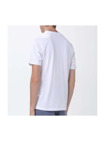 BOSS Tricou roz / negru alb