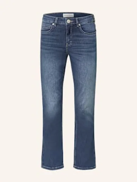 Opus Pants Flared Džíny Enja Gentle mid azure blue modré