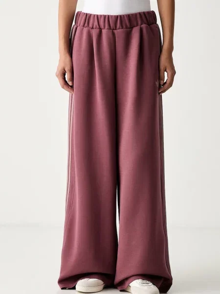 Adidas Originals pantaloni de trening pentru femei cu SST portocaliu