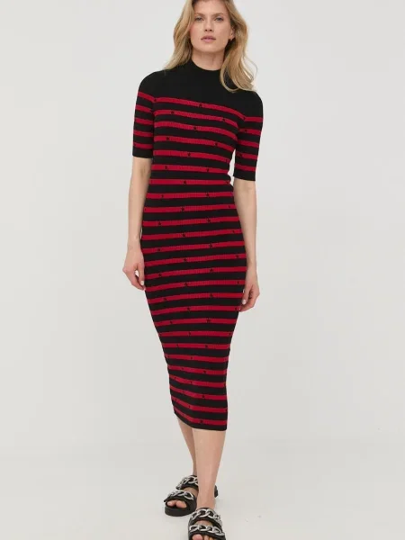 Red Valentino rochie negru