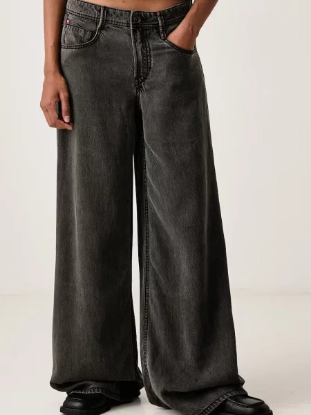 Miss Sixty blugi wide leg pentru femei gri
