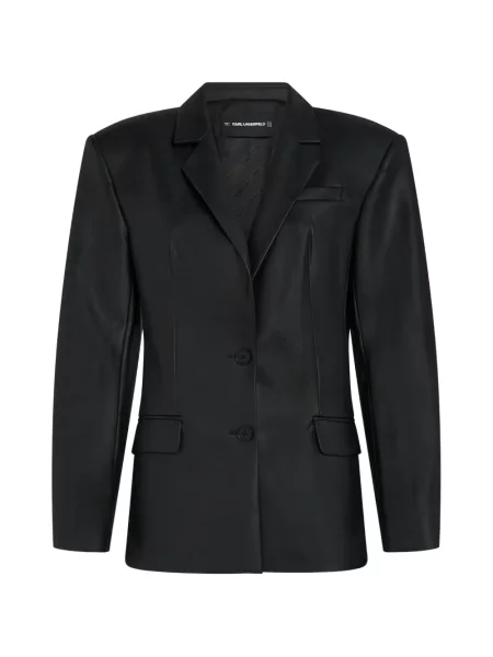 Sacou Karl Lagerfeld din piele negru