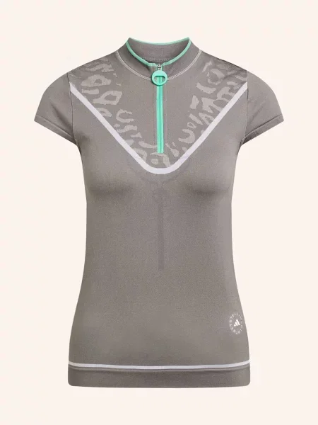 Adidas By Stella Mccartney Funkční Polokošile Truenature šedá bílá
