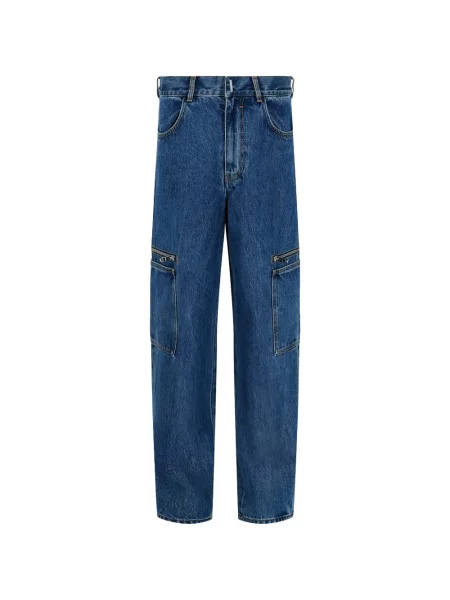 Pantaloni cargo Givenchy albastru