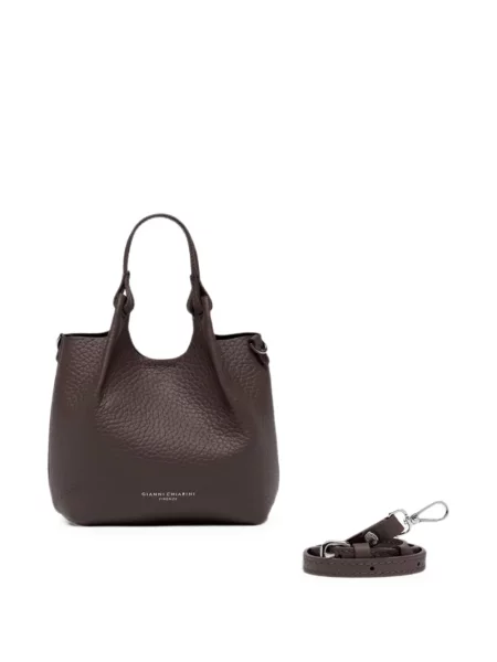 Geantă shopper Gianni Chiarini din piele maro
