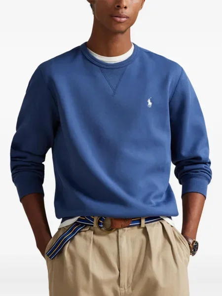 Șapcă Polo Ralph Lauren cu broderie din țesătură twill în carouri albastru