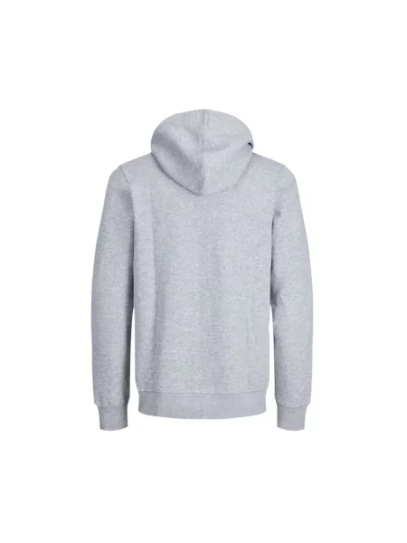 Jack & Jones Bluzy Mężczyzna L Bluza z Kapturem na Jesień/Zimę szary