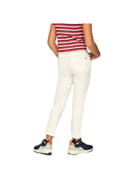 Blugi copii Pepe Jeans alb