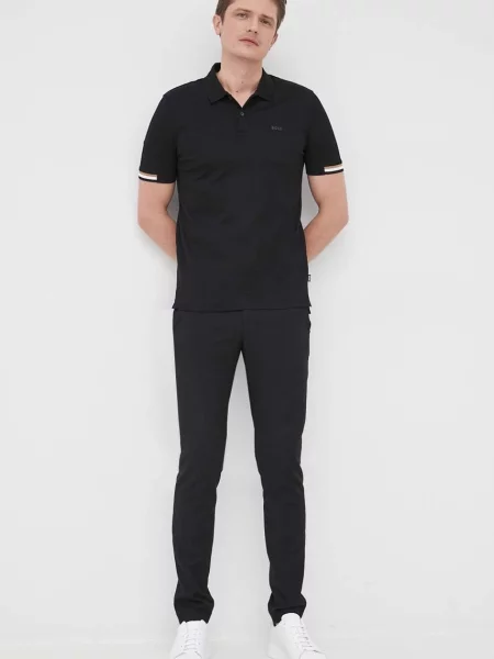 BOSS πόλο ανδρικό Parlay μαύρο