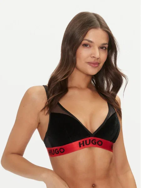 Hugo Sutien Bralette Velvet negru