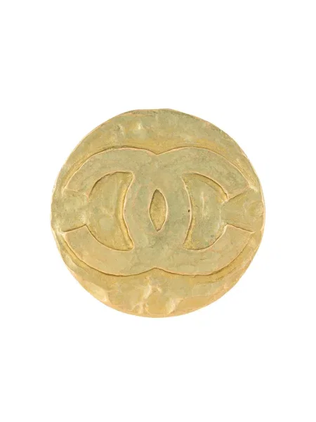 Brož Chanel Pre-owned zlatá