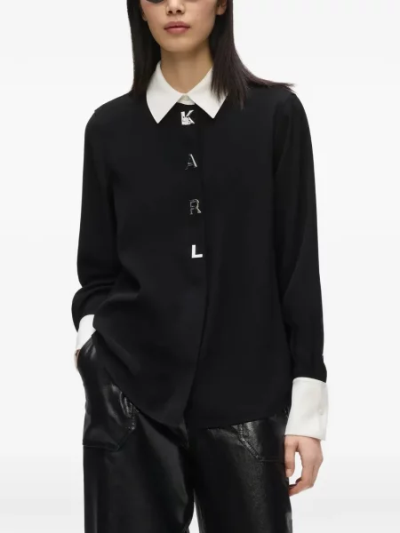 Cămașă Karl Lagerfeld negru