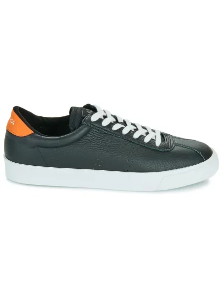 Kožené tenisky Superga čierna