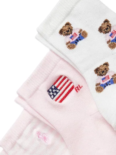 Skarpety dziecięce Polo Ralph Lauren różowe