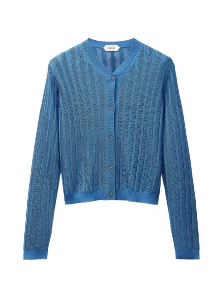 Cardigan Versace tricotate albastru