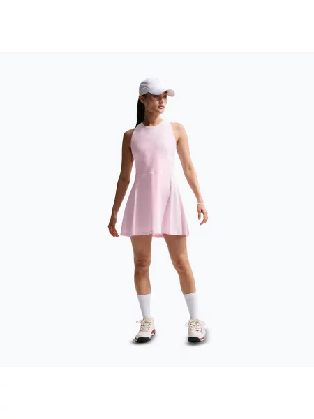 Тенис рокля Nike Victory Dri-Fit pink foam/white бяло