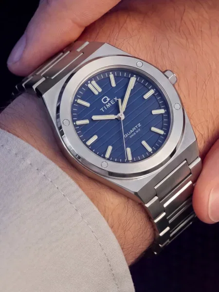 Pολόι Timex μπλε