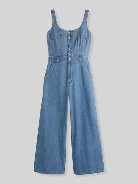 Dopasowany kombinezon z czystej bawełny model AUDRA SEAMED' Levi's niebieski