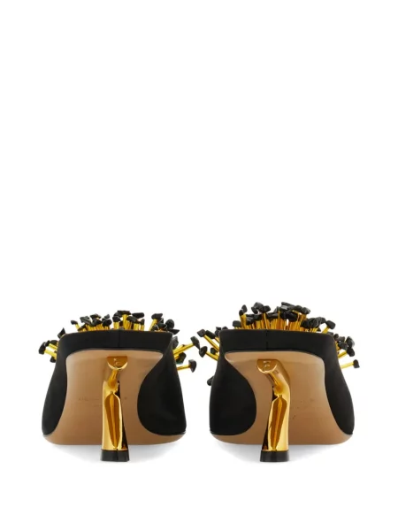 Papuci tip mules Ferragamo negru