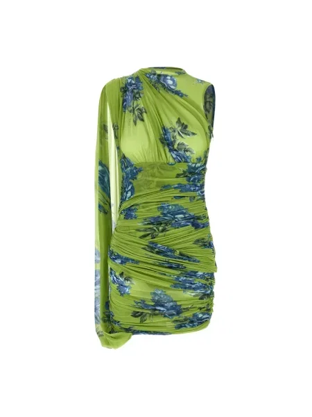 Sukienka midi Magda Butrym do kolan garniturowa zielona