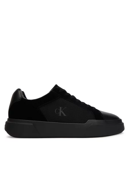 Calvin Klein Sportcipők Chunky Cupsole Laceup Cv Mix fekete
