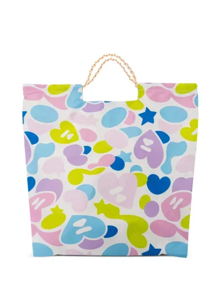Geantă shopper Apee™ By *a Bathing Ape® alb