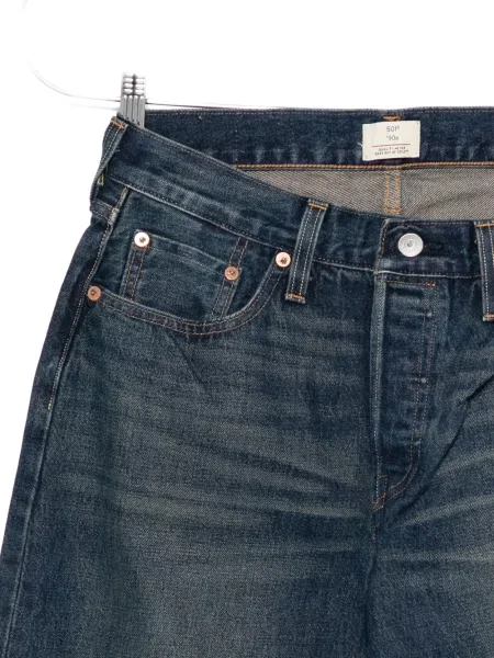 Blugi Levi's® cu 5 buzunare zdrențuiți albastru