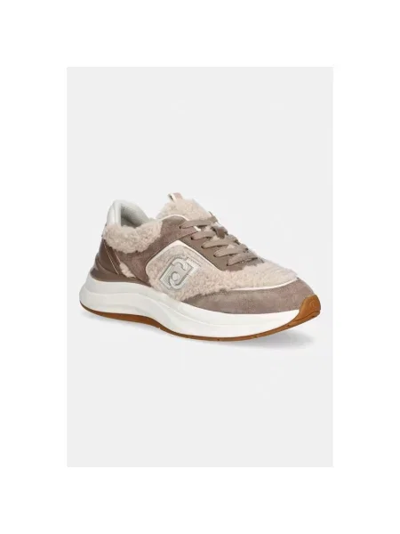 Sneakersy Liu Jo zamszowe brązowe