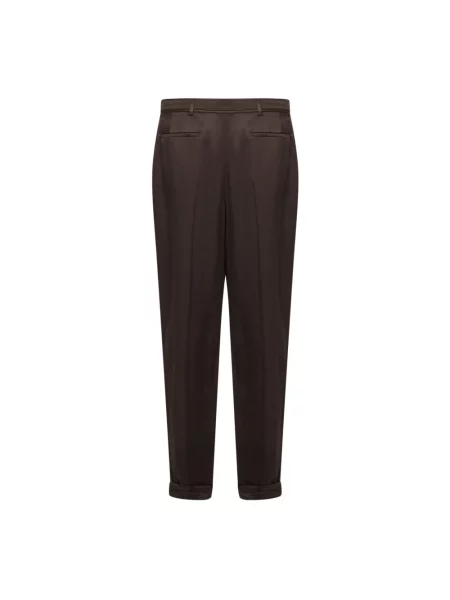 Spodnie Saint Laurent brązowe