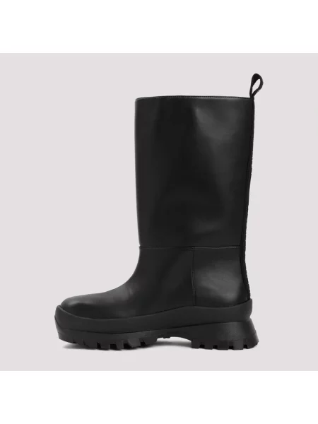 Buty do kostki Stella Mccartney skórzane czarne