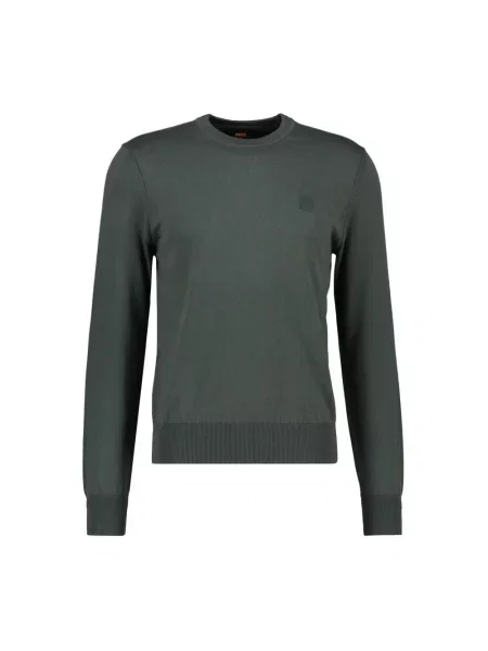 Sweter Boss z kaszmiru zielony