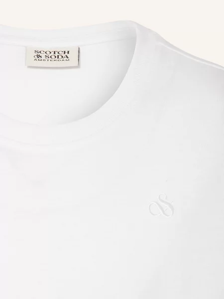 Scotch & Soda T-Shirt Core 2 Szt. schwarz biała