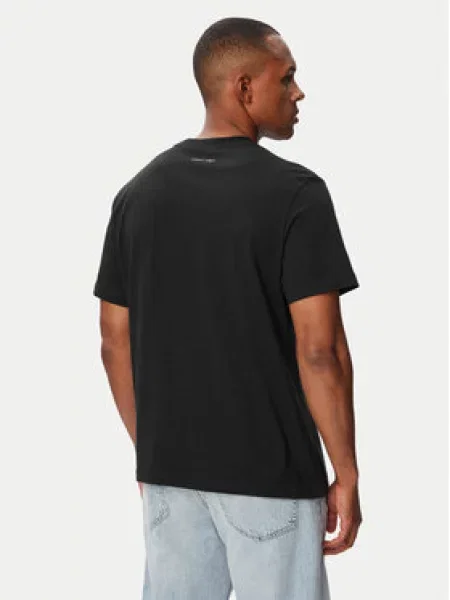 Calvin Klein Jeans majica za muškarce od pamuka crna